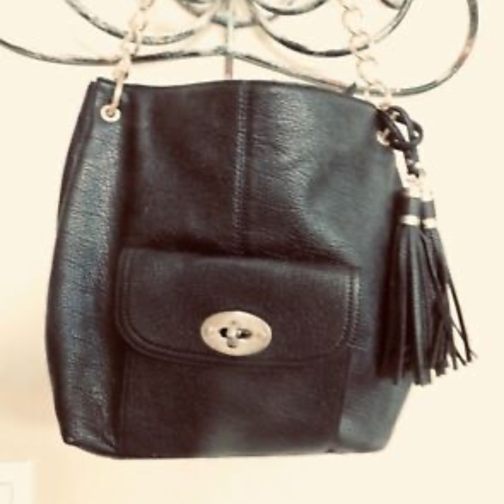 Sondra Roberts Black Shoulder Bag